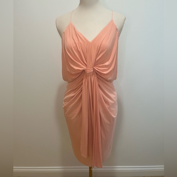MISA Los Angeles NWT Domino Mini Dress in Apricot - Picture 7 of 10